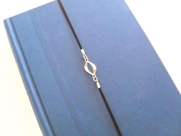 elastic book band with charm