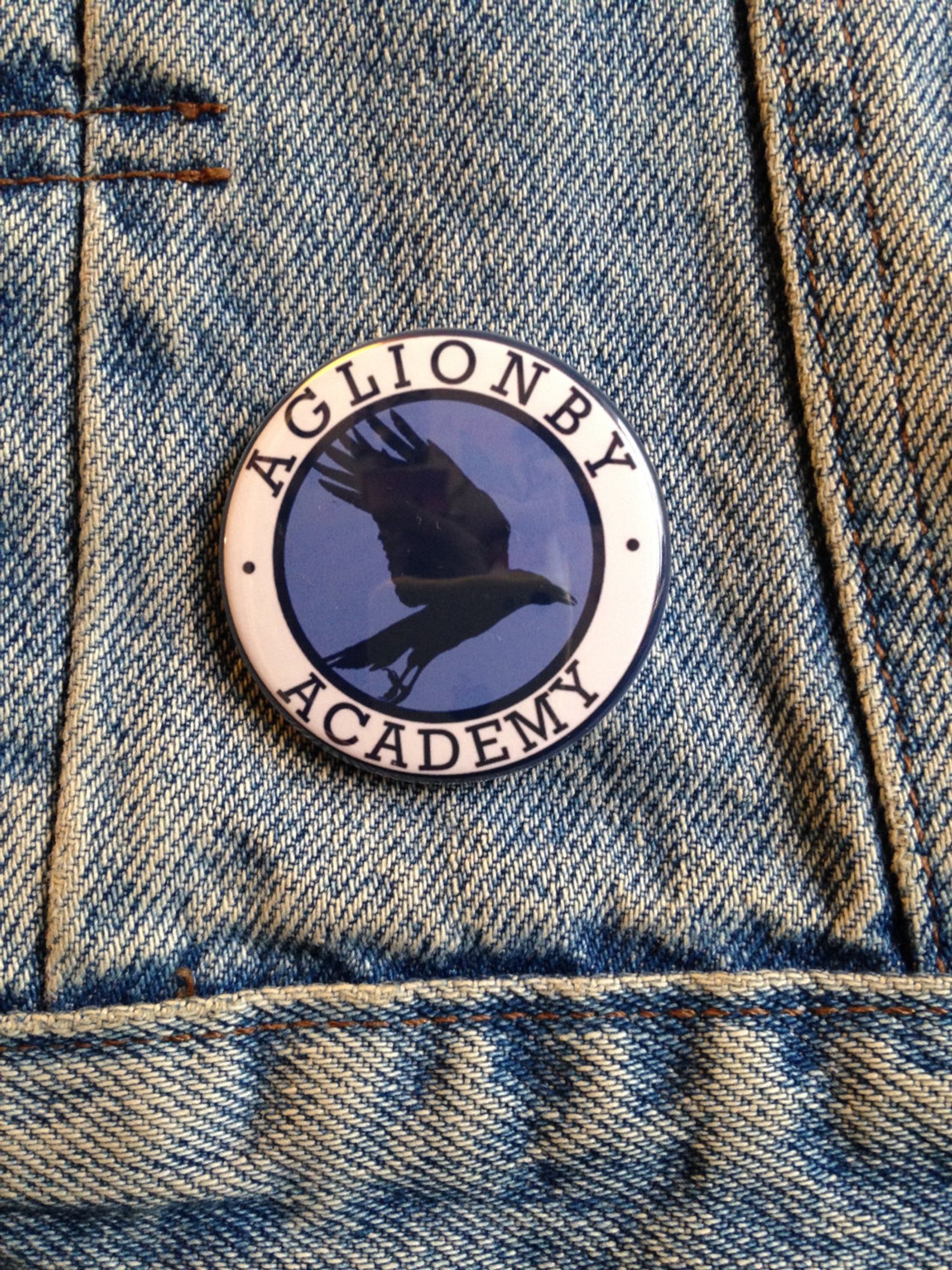 Raven Boys Aglionby Academy Pin