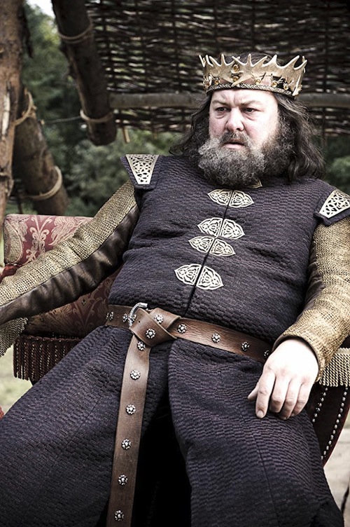 Mark Addy as Robert Baratheon in Game of Thrones