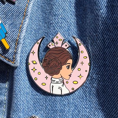 Princess Leia rebel alliance insignia enamel pin