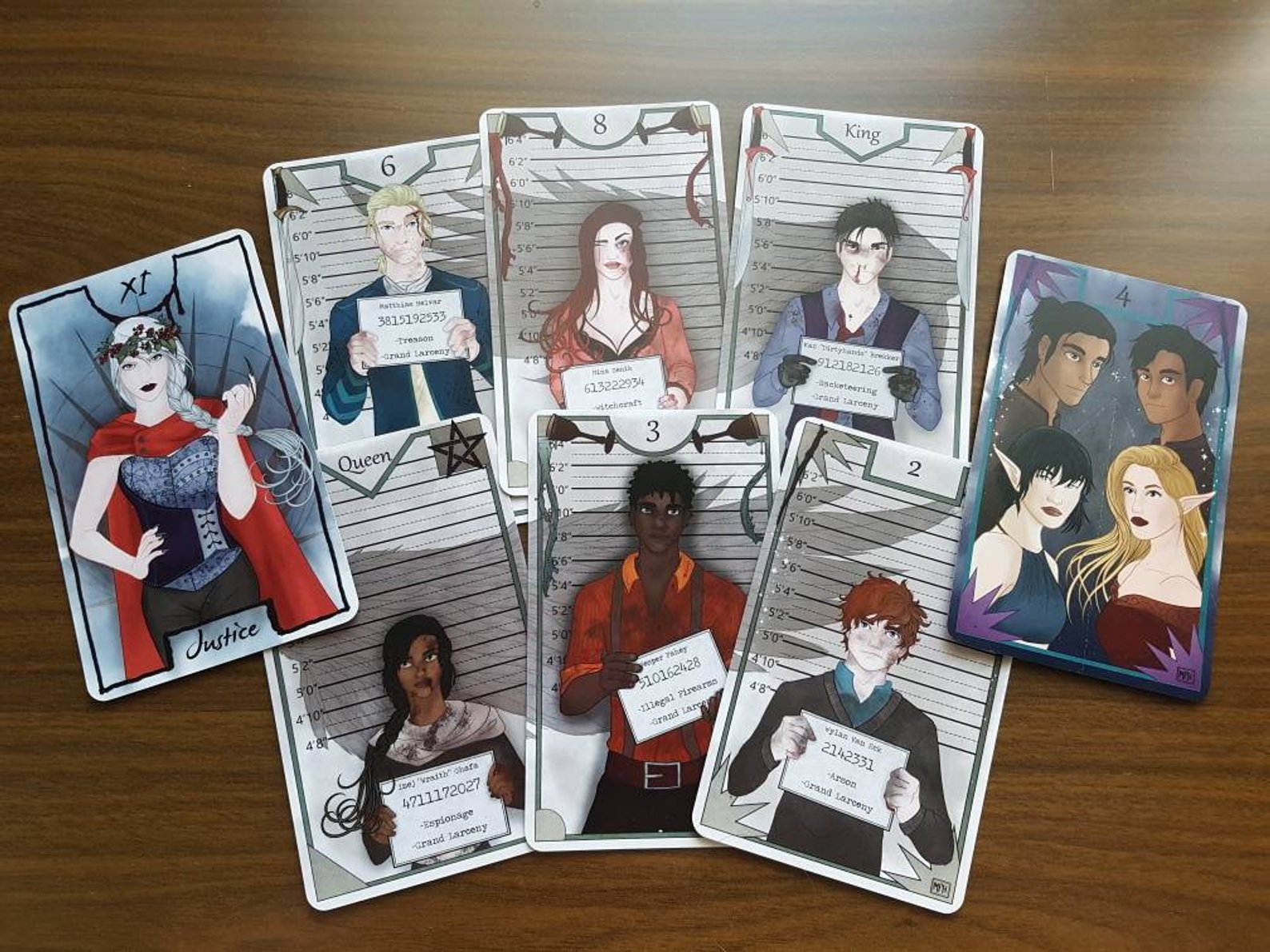 YA Fantasy Tarot Cards