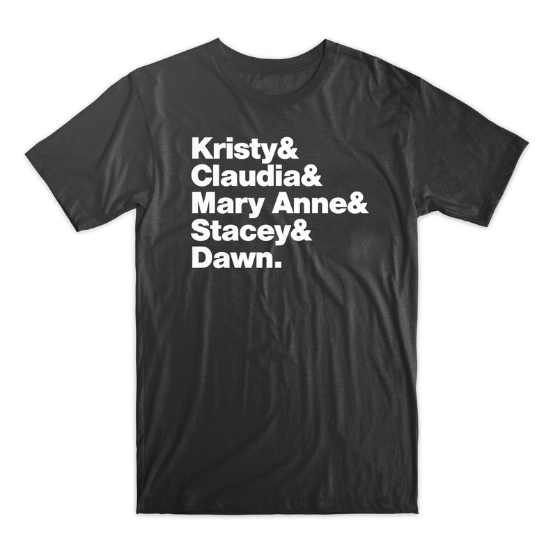 Baby Sitters Club characters shirt