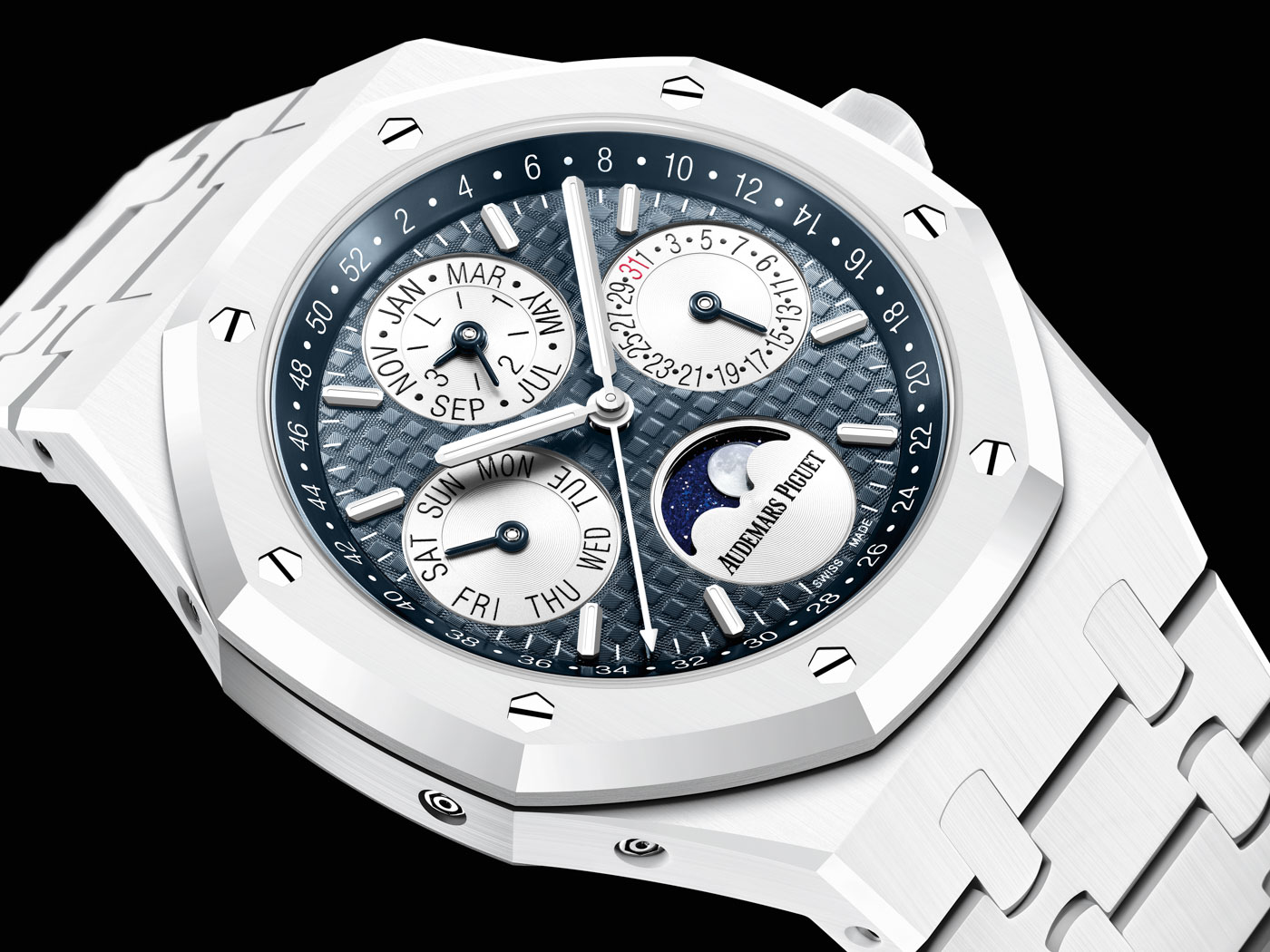 Audemars Piguet Royal Oak Perpetual Calendar White Ceramic Watch Watch Releases 