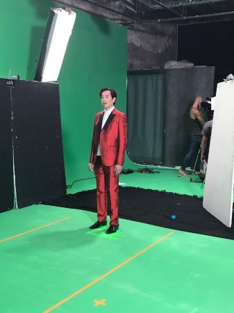 Christopher Chong shooting figment in Barcelona