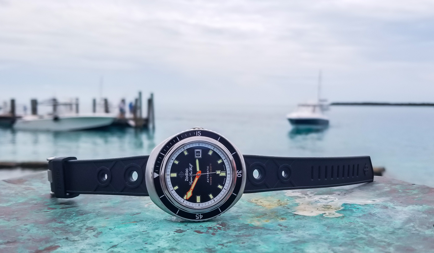 Zodiac Sea Wolf Watches Out To Play With aBlogtoWatch In The Bahamas Featured Articles Features Zodiac Sea Wolf Watches Out To Play With aBlogtoWatch In The Bahamas Featured Articles Features