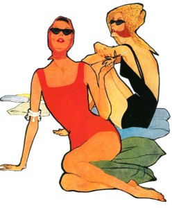 René Gruau summer beach summer fragrances