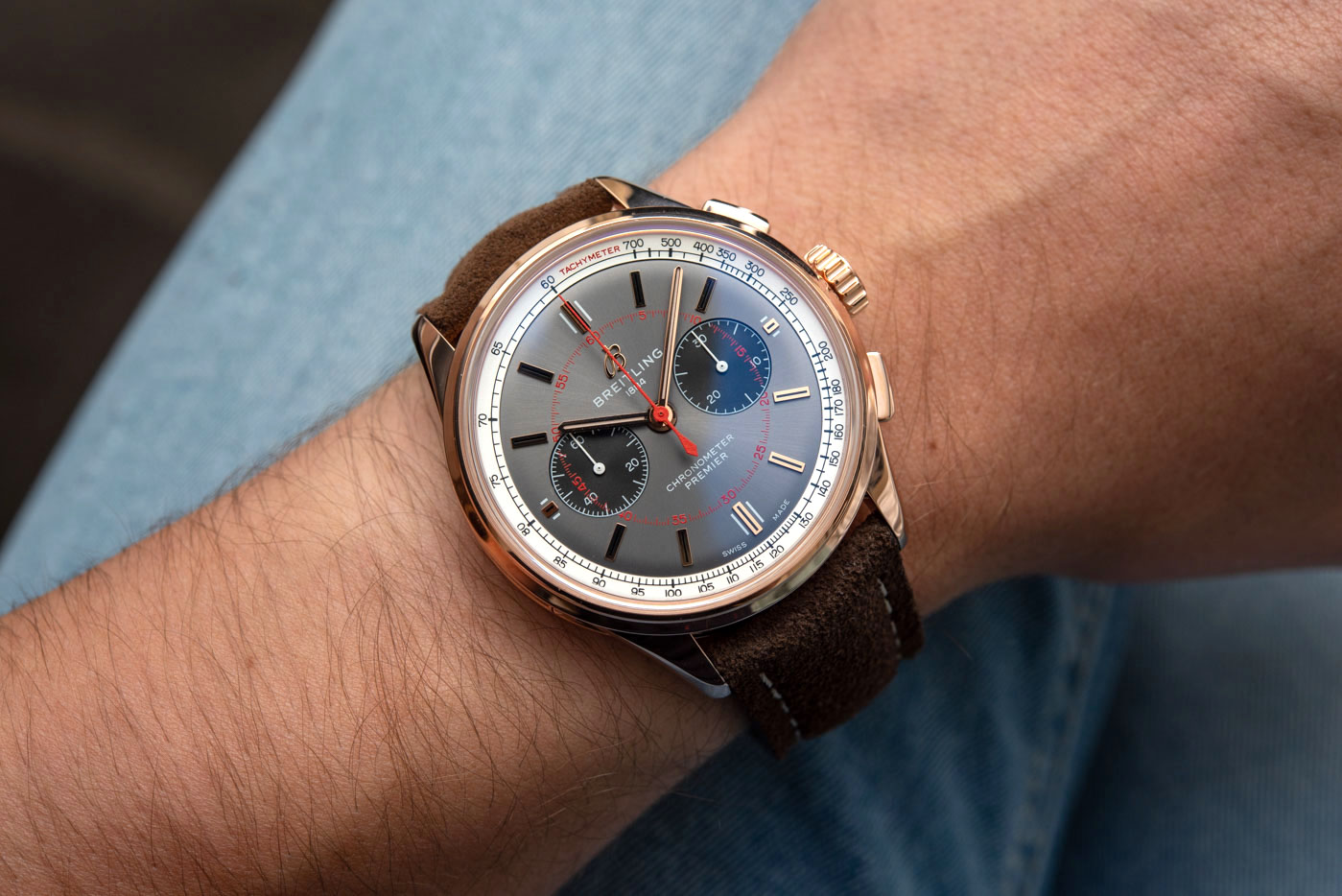 Breitling Premier B01 Chronograph 42 Wheels and Waves Limited-Edition Watch Hands-On Hands-On Breitling Premier B01 Chronograph 42 Wheels and Waves Limited-Edition Watch Hands-On Hands-On