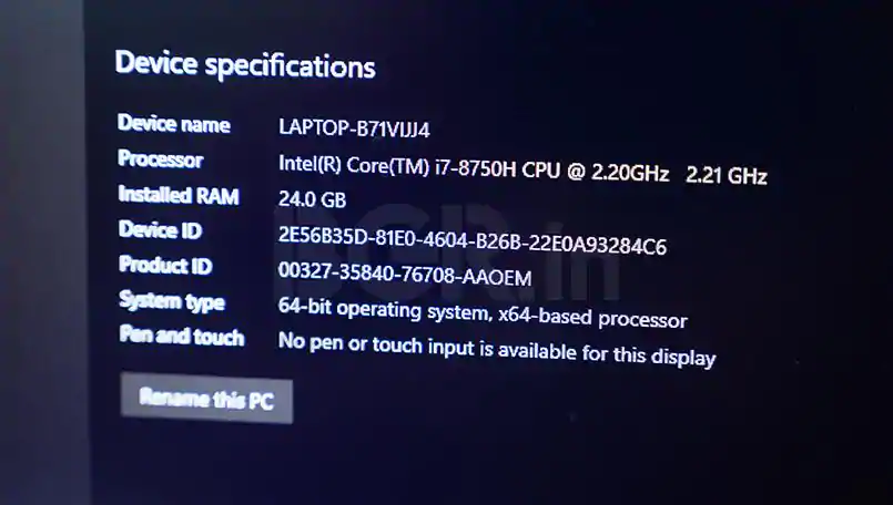 Asus ROG Zephyrus S GX701 Review System Info