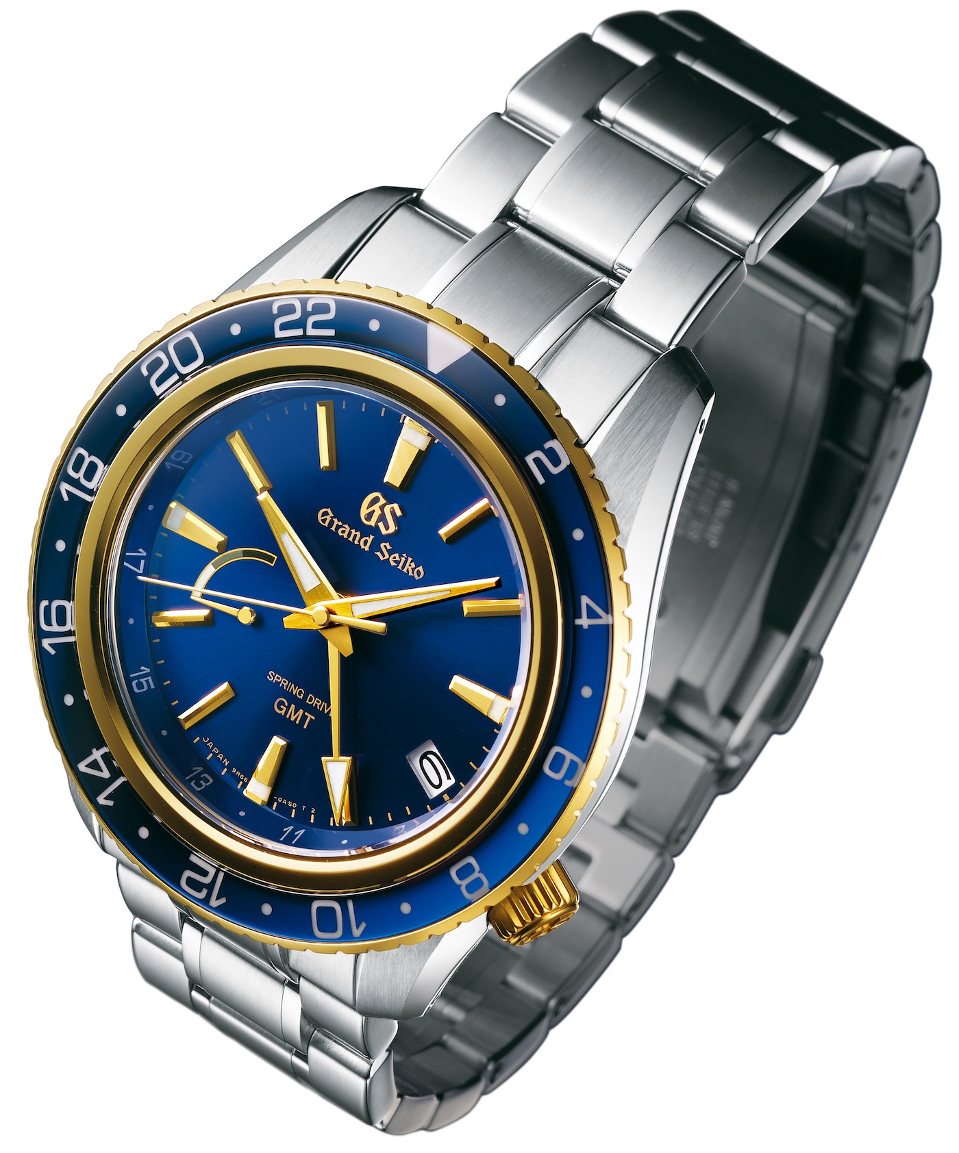 Grand Seiko Spring Drive GMT SBGE248 Two-Tone Watch With Blue Dial Watch Releases Grand Seiko Spring Drive GMT SBGE248 Two-Tone Watch With Blue Dial Watch Releases