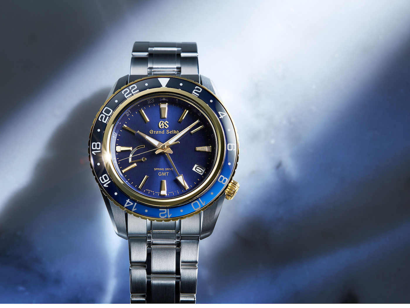 Grand Seiko Spring Drive GMT SBGE248 Two-Tone Watch With Blue Dial Watch Releases Grand Seiko Spring Drive GMT SBGE248 Two-Tone Watch With Blue Dial Watch Releases