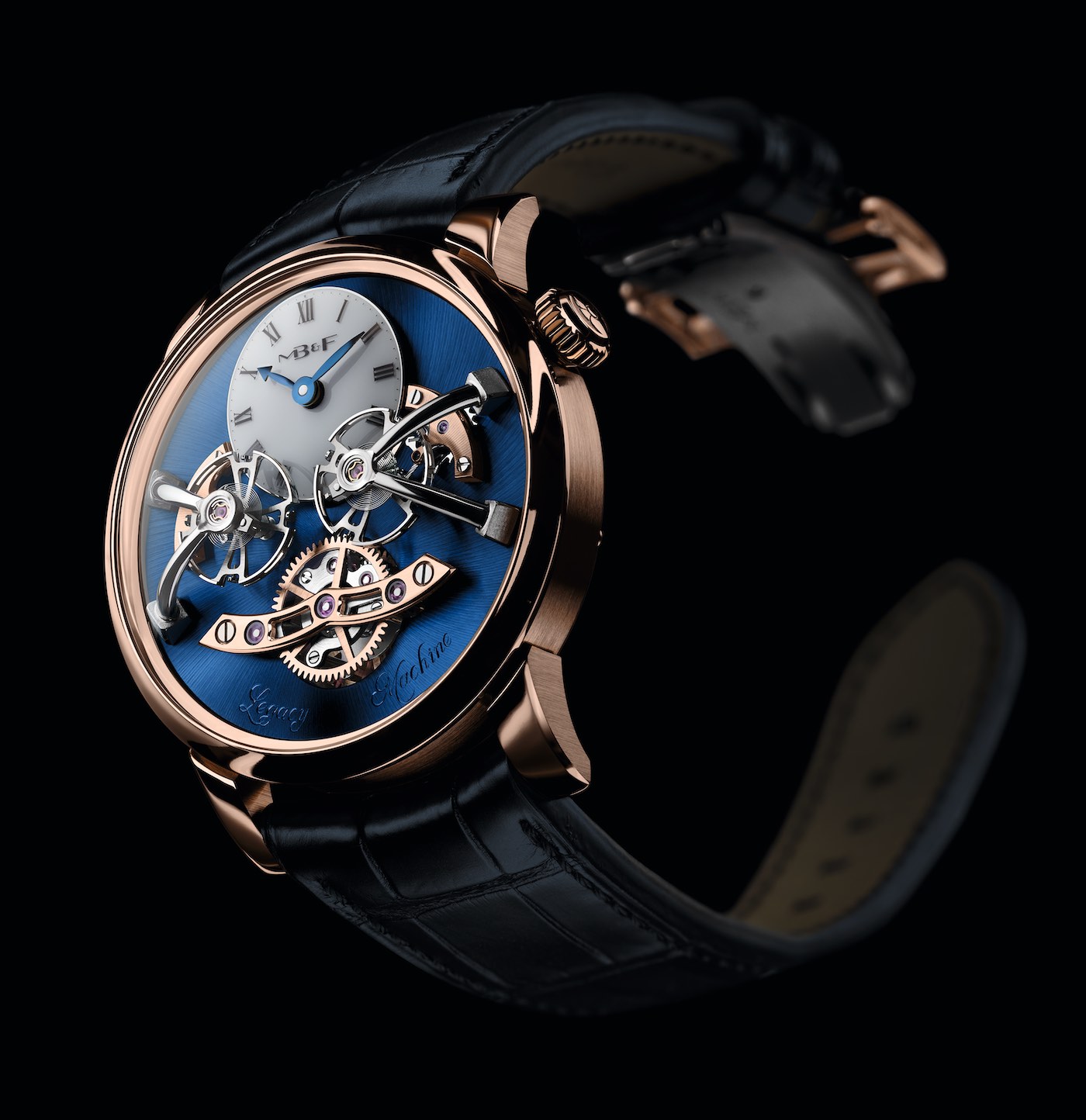 MB&F LM2 Red Gold Blue Watch Will Be Last Ever In Red Gold First Look MB&F LM2 Red Gold Blue Watch Will Be Last Ever In Red Gold First Look