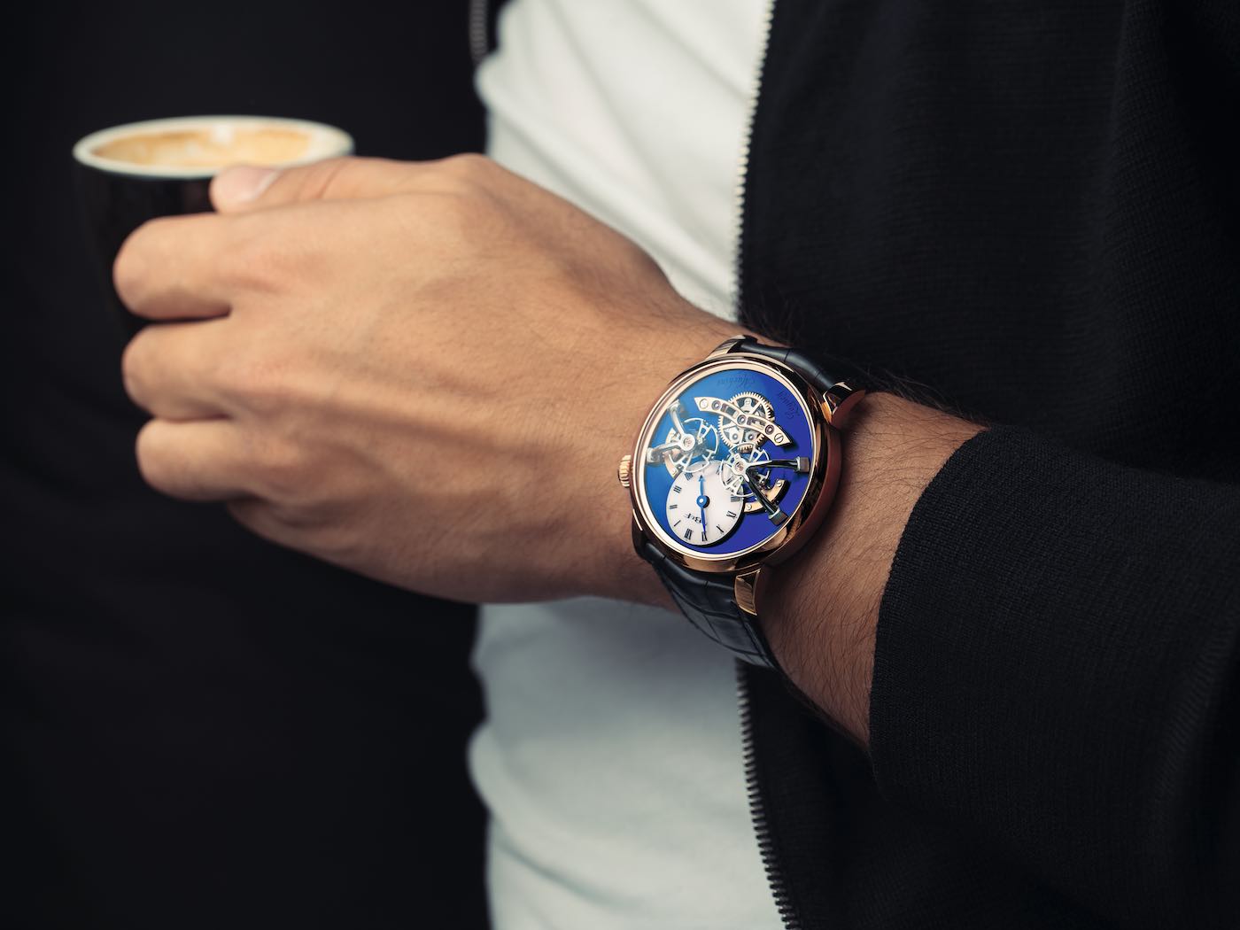 MB&F LM2 Red Gold Blue Watch Will Be Last Ever In Red Gold First Look MB&F LM2 Red Gold Blue Watch Will Be Last Ever In Red Gold First Look