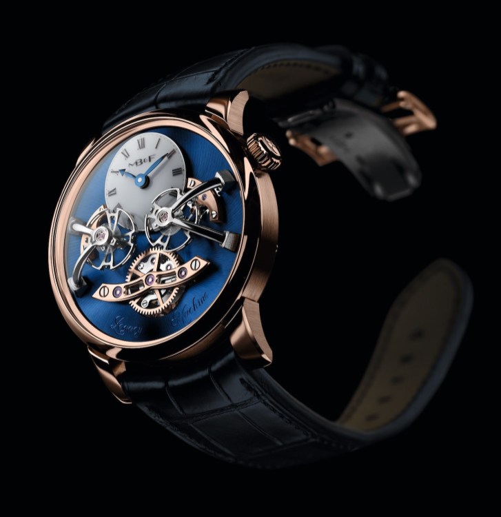 MB&F LM2 Red Gold Blue Watch Will Be Last Ever In Red Gold First Look 