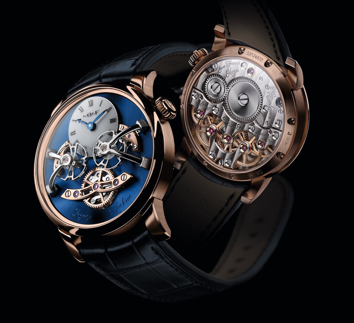 MB&F LM2 Red Gold Blue Watch Will Be Last Ever In Red Gold First Look MB&F LM2 Red Gold Blue Watch Will Be Last Ever In Red Gold First Look