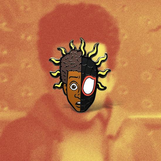 miles morales spidey-sense enamel pin