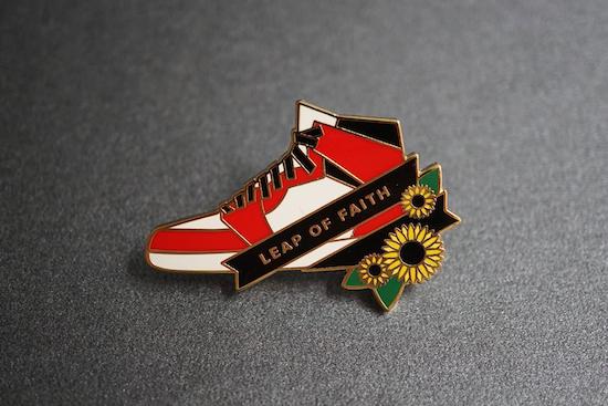 miles morales leap of faith enamel pin