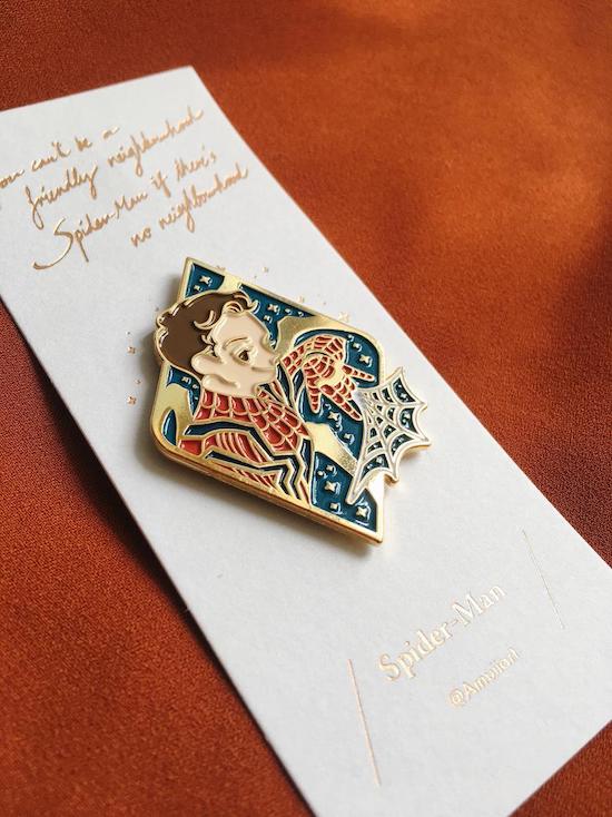spider-man enamel pins Infinity war