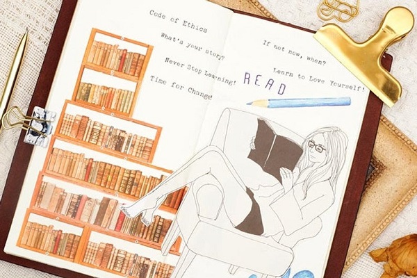 Library Books Washi Tape Set by mycraft2014