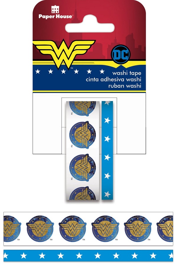 Wonder Woman Washi Tape by BarbsCraftSupplies