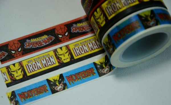 Marvel Comics Washi Masking Paper Tape by CollectingLife