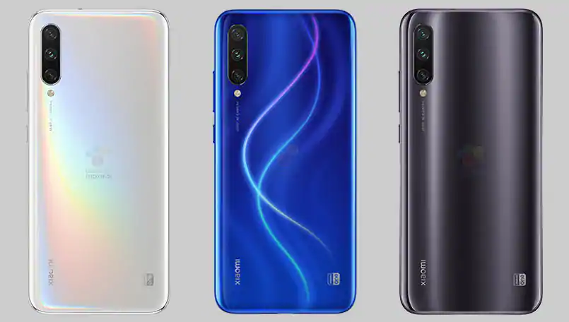 Xiaomi Mi A3 Press Renders Color variants