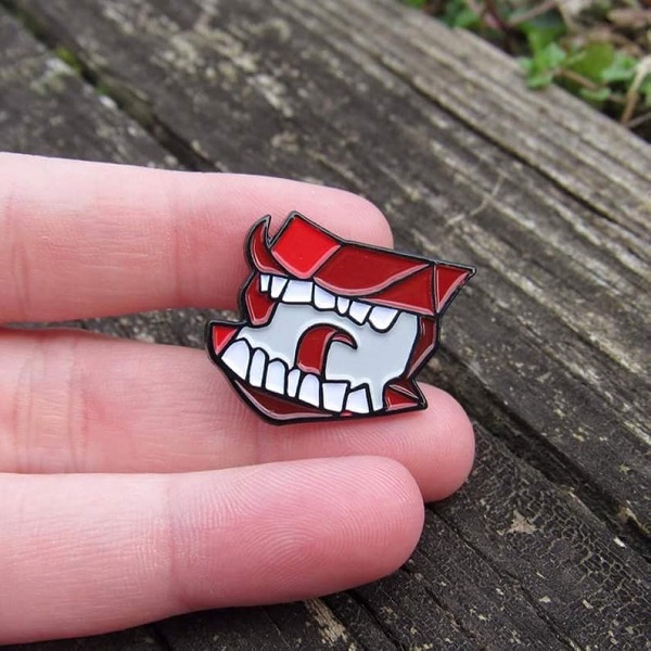 Howler letter enamel pin