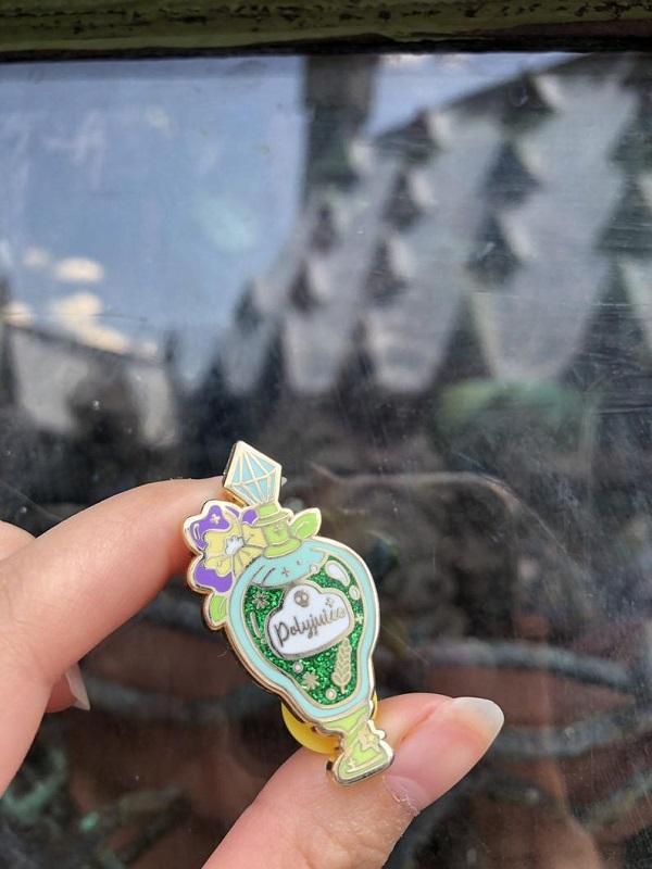 Polyjuice potion enamel pin