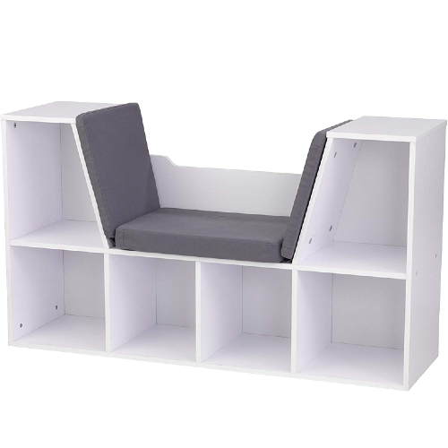 KidKraft 6 Cubby Bookcase with Reading Nook from Amazon