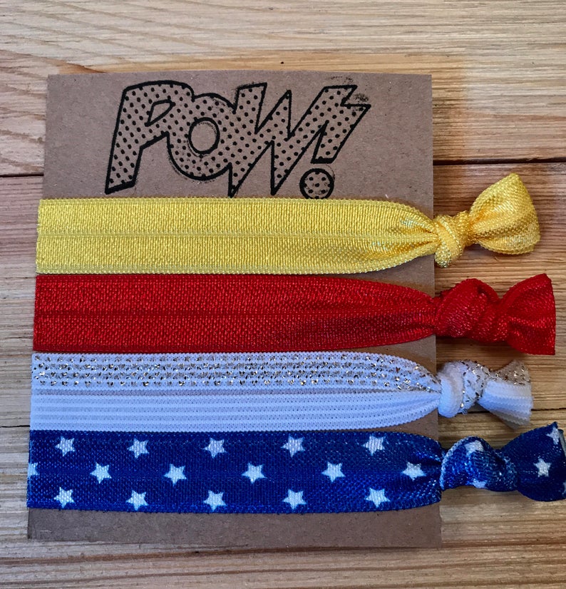Wonder Woman hair ties