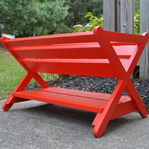 The Original Book Caddy by InkedWoodworking from etsy