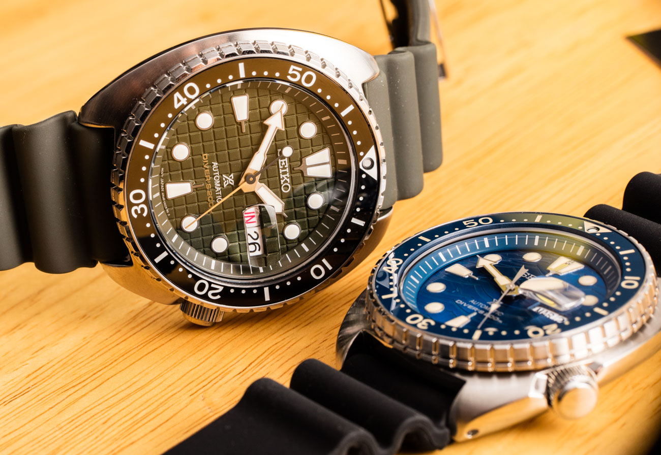 Seiko Prospex 'King Turtle' Ceramic Bezel SRPE05 & SRPE07 Watch Review Wrist Time Reviews 