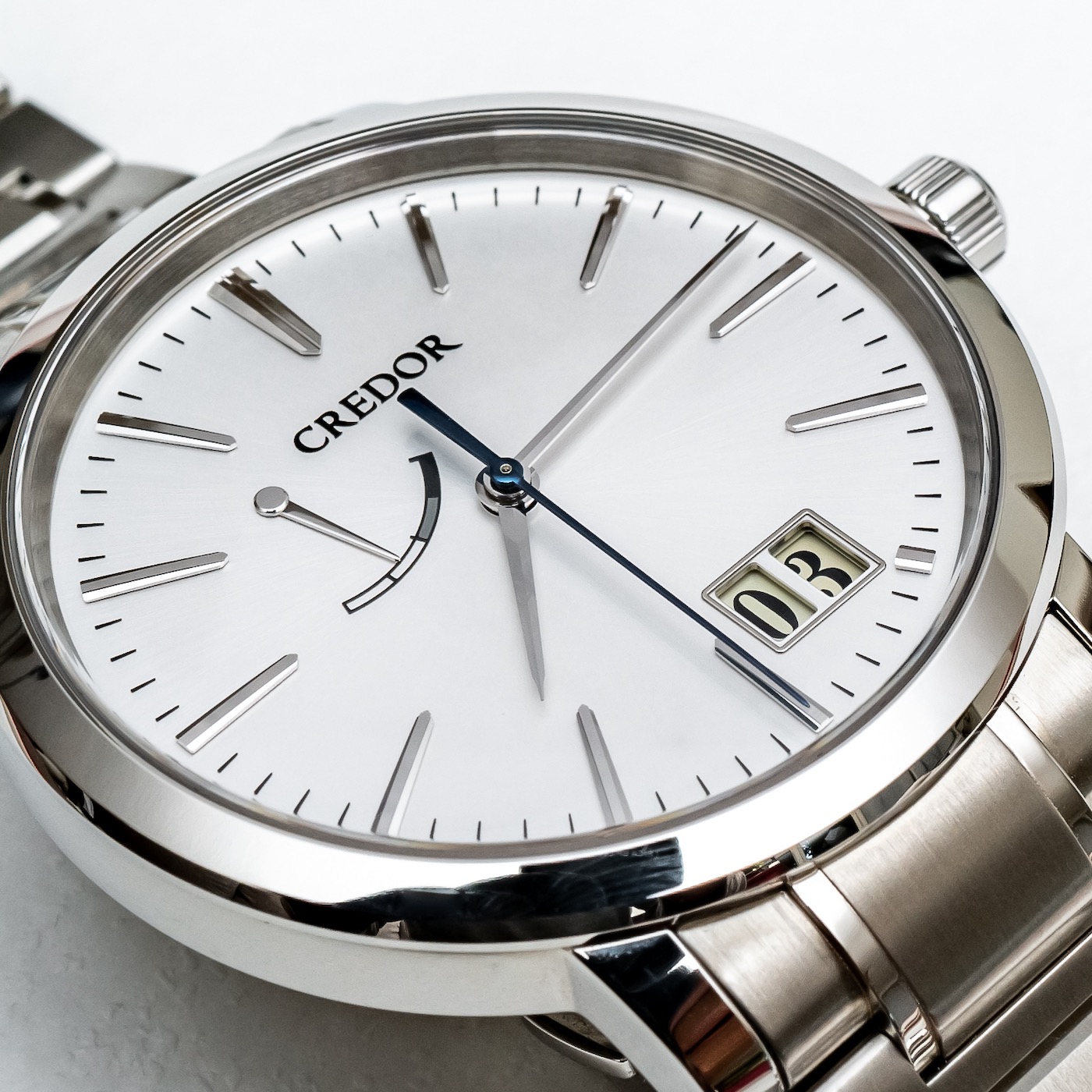 Hands-On: Seiko Credor GCLP995 'Big Date' Manual-Wind Spring-Drive Watch Hands-On Hands-On: Seiko Credor GCLP995 'Big Date' Manual-Wind Spring-Drive Watch Hands-On