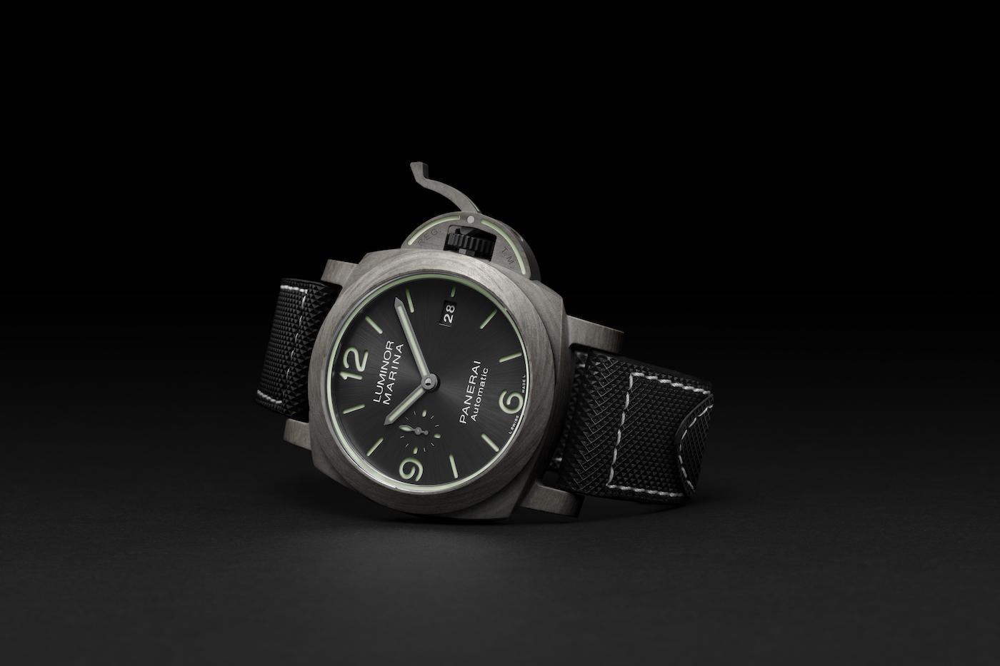 70 Years Of Luminor: Panerai Releases Luminor Marina Watches In Titanium, Carbotech, & New Fibratech With 70-Year Warranty Watch Releases 70 Years Of Luminor: Panerai Releases Luminor Marina Watches In Titanium, Carbotech, & New Fibratech With 70-Year Warranty Watch Releases