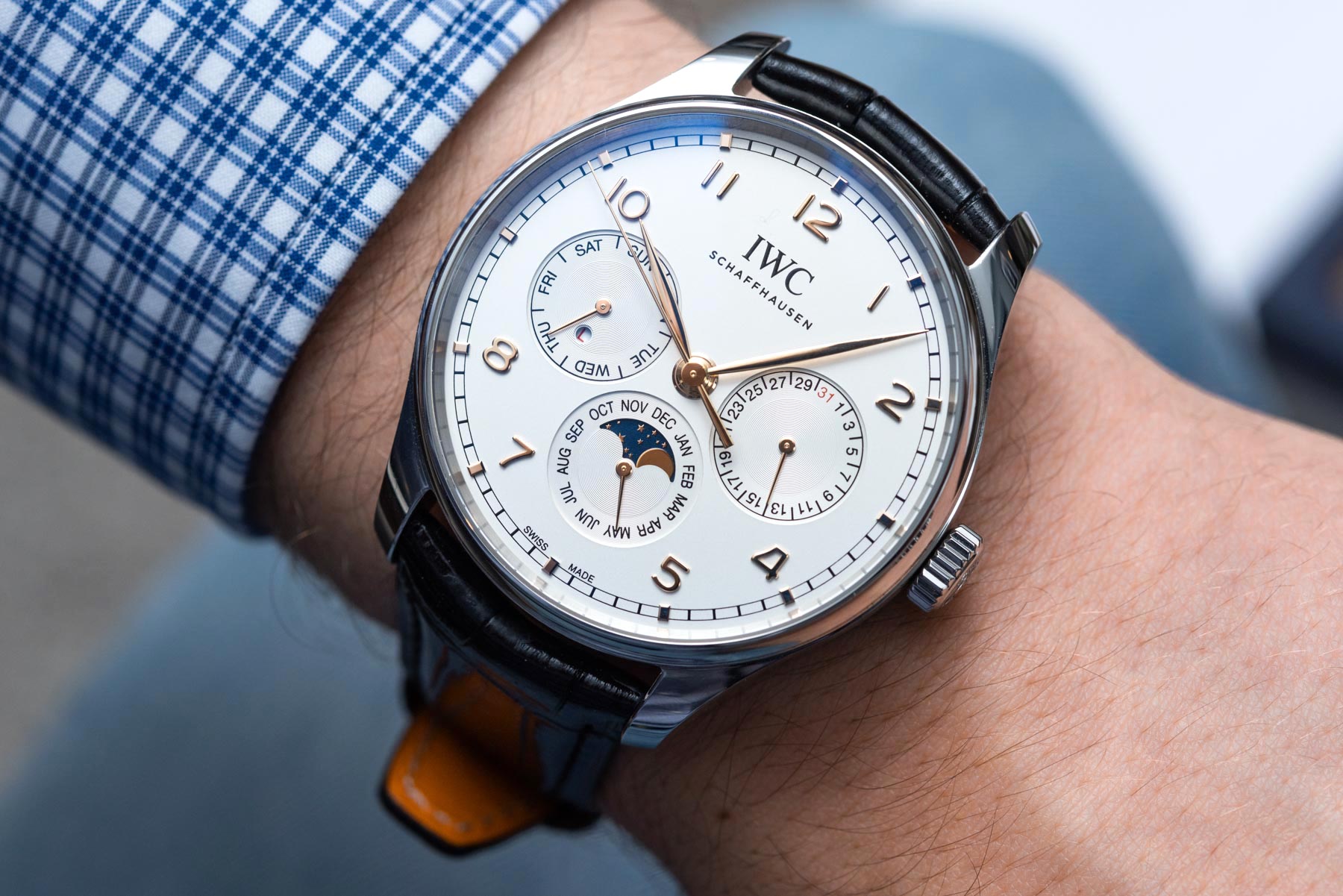 Hands-On Debut: IWC Portugieser Perpetual Calendar 42 Watch Scales Things Down For 2020 Hands-On Hands-On Debut: IWC Portugieser Perpetual Calendar 42 Watch Scales Things Down For 2020 Hands-On