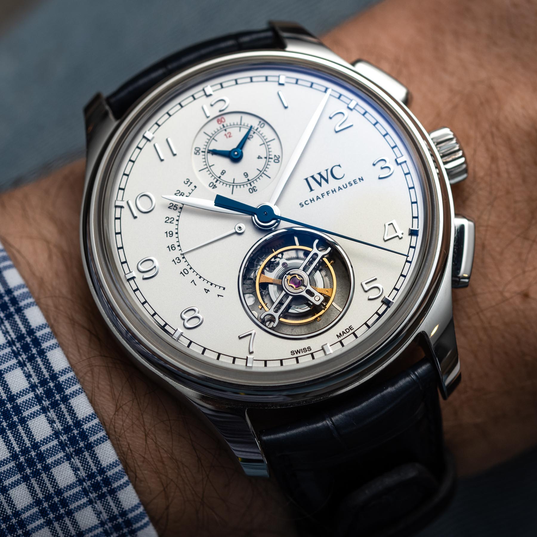 Hands-On Debut: IWC Portugieser Tourbillon Retrograde Chronograph Watch For 2020 Hands-On Hands-On Debut: IWC Portugieser Tourbillon Retrograde Chronograph Watch For 2020 Hands-On