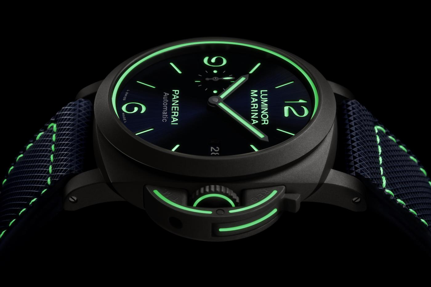 70 Years Of Luminor: Panerai Releases Luminor Marina Watches In Titanium, Carbotech, & New Fibratech With 70-Year Warranty Watch Releases 70 Years Of Luminor: Panerai Releases Luminor Marina Watches In Titanium, Carbotech, & New Fibratech With 70-Year Warranty Watch Releases