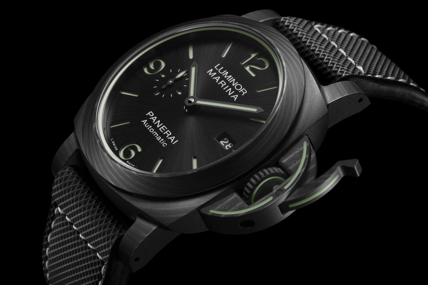 70 Years Of Luminor: Panerai Releases Luminor Marina Watches In Titanium, Carbotech, & New Fibratech With 70-Year Warranty Watch Releases 70 Years Of Luminor: Panerai Releases Luminor Marina Watches In Titanium, Carbotech, & New Fibratech With 70-Year Warranty Watch Releases