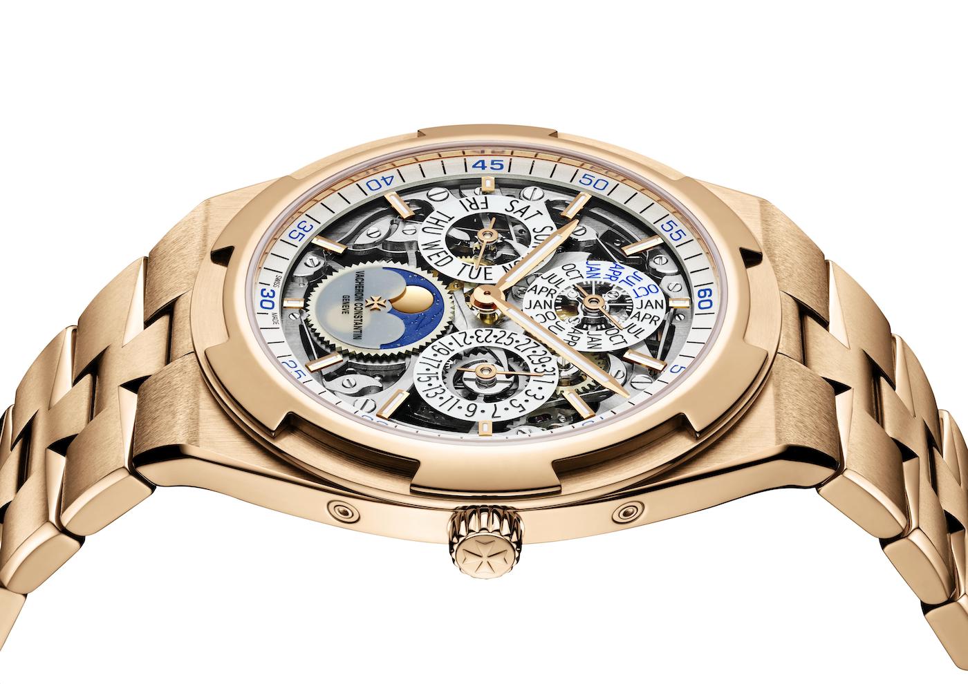 Vacheron Constantin Overseas Perpetual Ultra-Thin Openworked & Blue Dial Pink Gold Watches Watch Releases Vacheron Constantin Overseas Perpetual Ultra-Thin Openworked & Blue Dial Pink Gold Watches Watch Releases