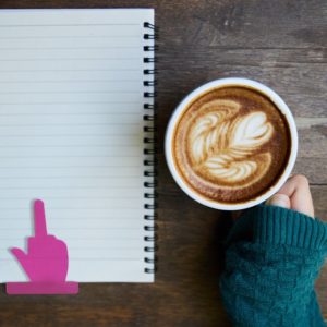 Middle Finger Bookmark