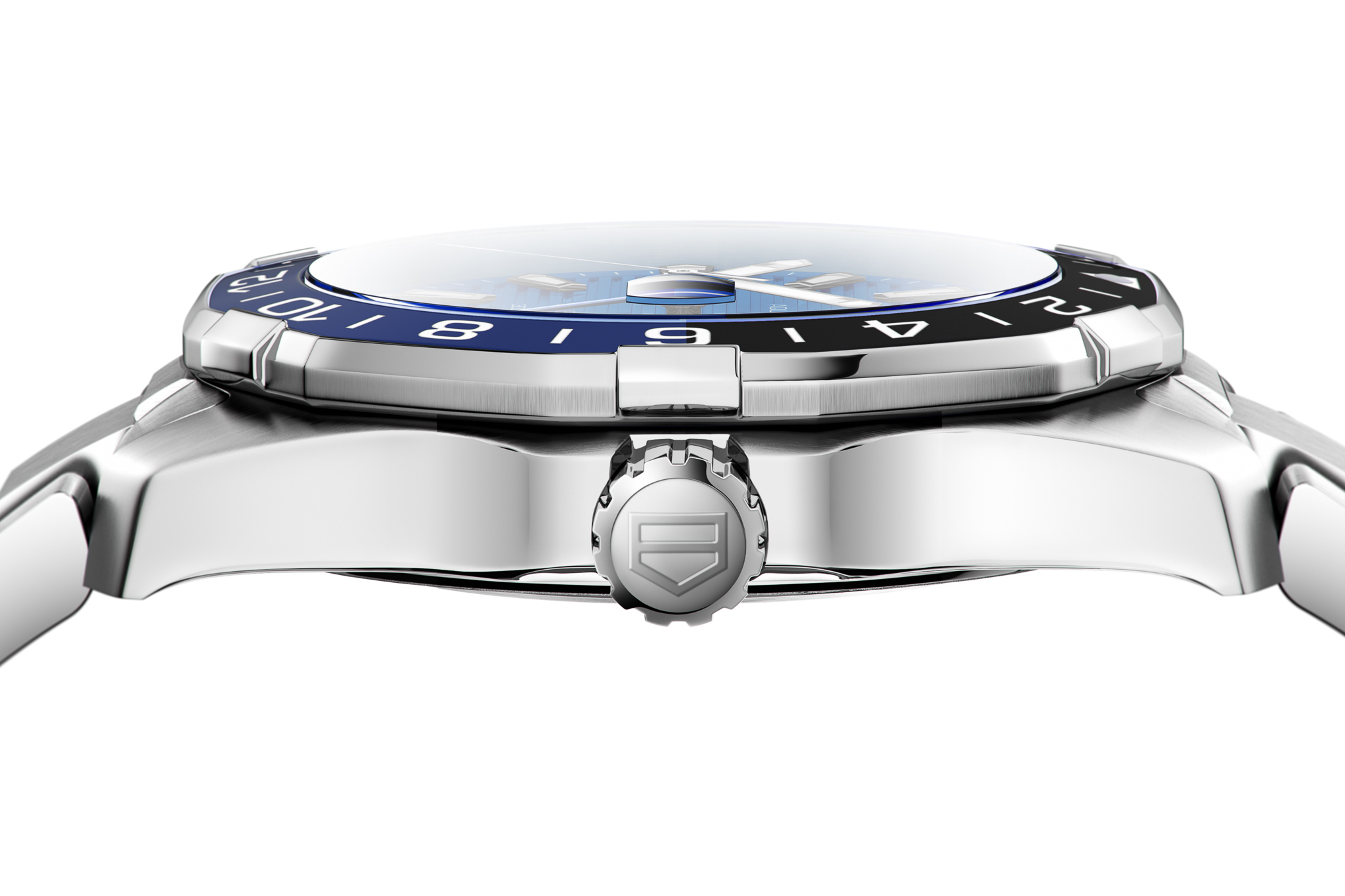 TAG Heuer Adds New Blue Dial To Aquaracer Calibre 7 GMT Lineup Watch Releases 