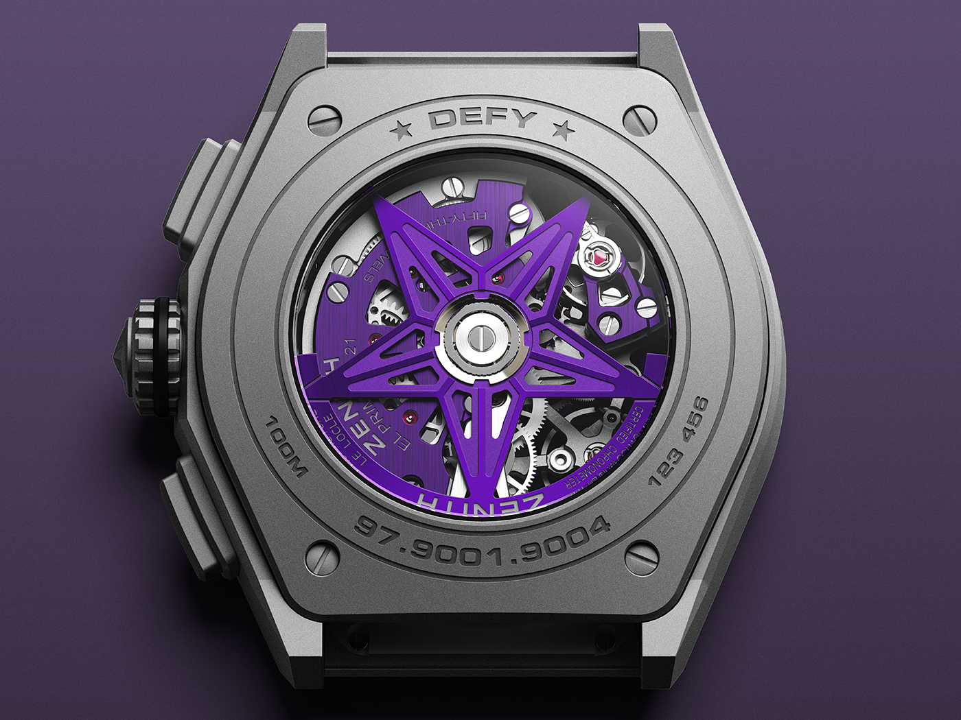Zenith Debuts The Defy 21 Ultraviolet Chronograph Watch Releases Zenith Debuts The Defy 21 Ultraviolet Chronograph Watch Releases