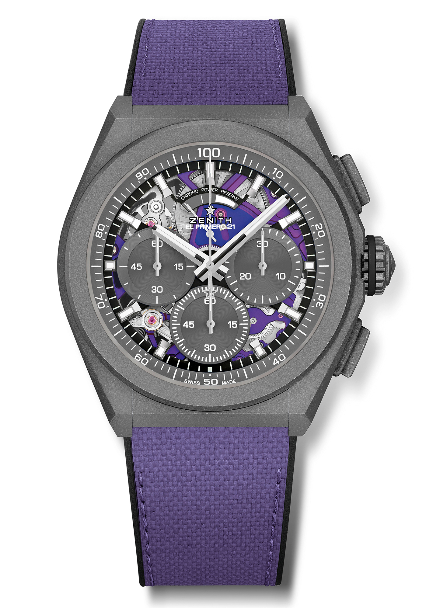 Zenith Debuts The Defy 21 Ultraviolet Chronograph Watch Releases Zenith Debuts The Defy 21 Ultraviolet Chronograph Watch Releases
